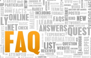 FAQ or Frequently Asked Questions Online Art